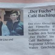 Der Fuchs im Café Bachinger 